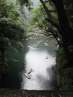 高千穂峡のボート